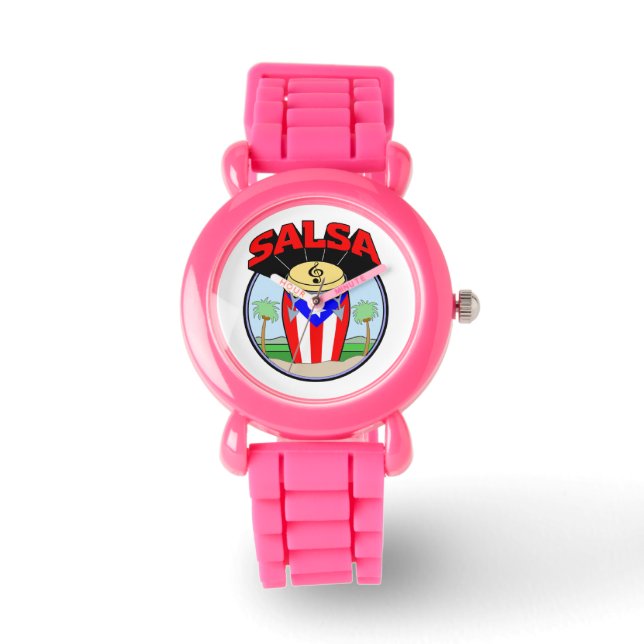 Salsa Time! Armbandsur (Framsida)