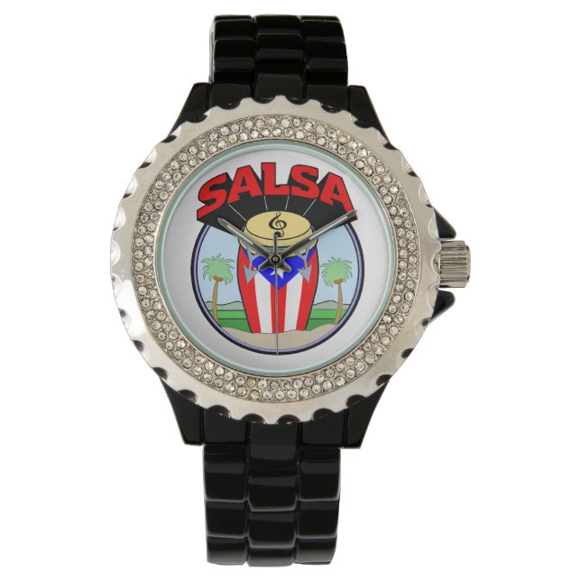 Salsa Time! Armbandsur (Framsida)