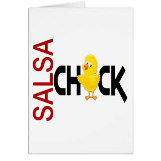 Salsachick Hälsningskort