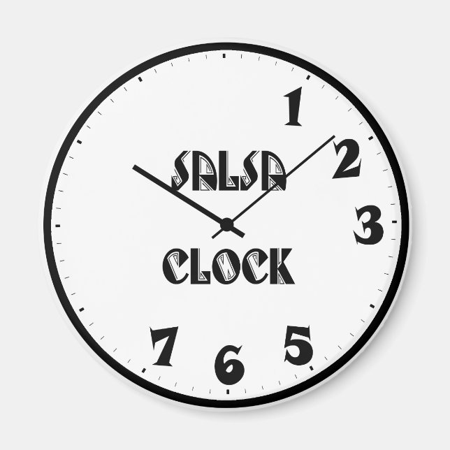 SalsaClock Magnet (Framsidan)