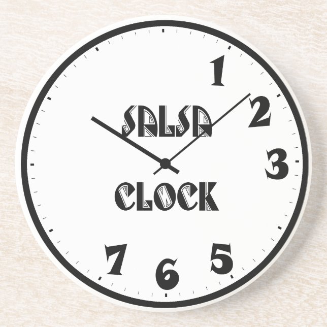 SalsaClock Underlägg (Framsidan)