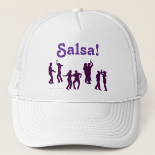 Salsadansen poserar beställnings- Silhouettes Keps