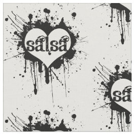 Salsahjärtatyg - för någon salsera tyg