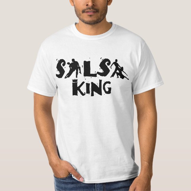 SALSAKUNGT-tröja - för salsadansälskare T Shirt (Framsida)