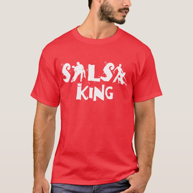 SALSAKUNGT-tröja - för salsadansälskare T-shirt (Framsida)