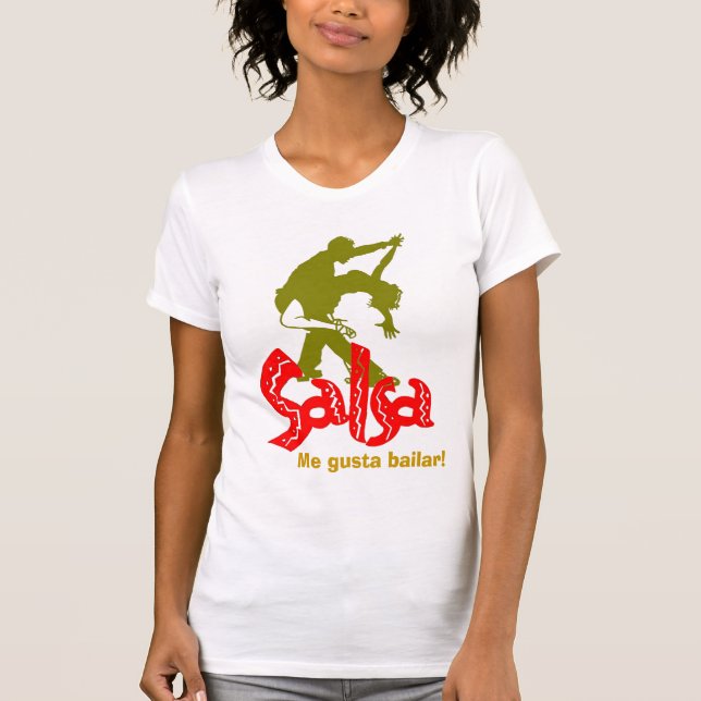 Salsakvinnor fäster T! Tee Shirt (Framsida)