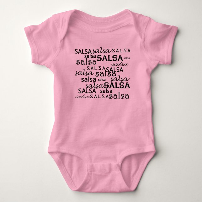 SALSAmönster förkroppsligar för salsera- eller Tee Shirt (Framsida)