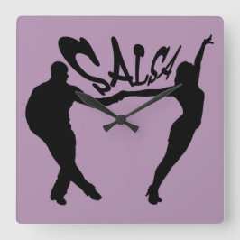 SALSAN som DANSAR SALSERO, OCH SALSERA tar tid på Fyrkantig Klocka