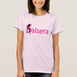SALSERA-T-tröja med dansflickan - salsaparty T-shirt