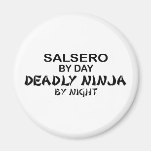 Salsero dödliga Ninja vid natt Magnet