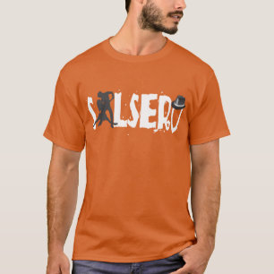 SALSERO-T-tröja med dans kopplar ihop & hatten Tee