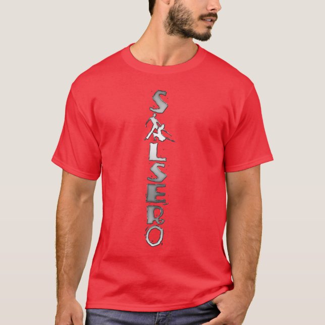 SALSERO-T-tröja med dans kopplar ihop i stället Tee Shirt (Framsida)