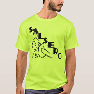 SALSERO-T-tröja med dans kopplar ihop T Shirt