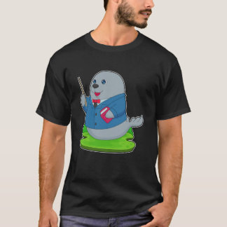 Sälslärare Bok Skola vänner T Shirt