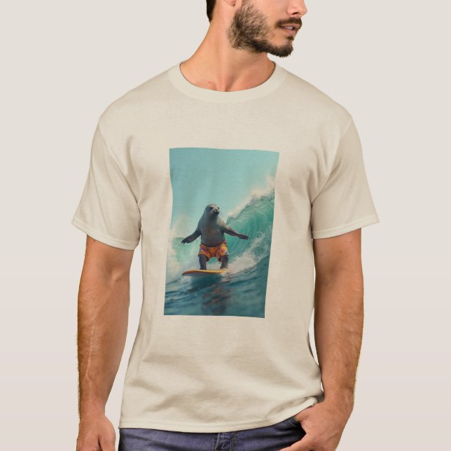 sälsurfer t-shirt (Framsida)