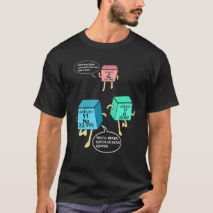 Salt and Copper Police Chemistry Pun T Shirt
