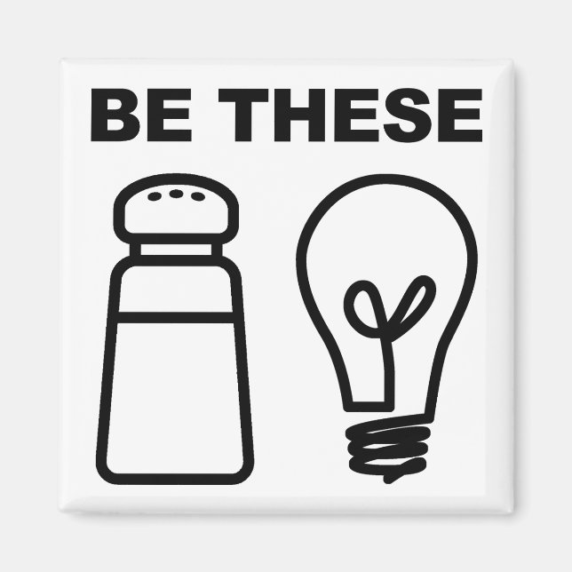 Salt and Light Christian Fridge Magnet (Framsidan)