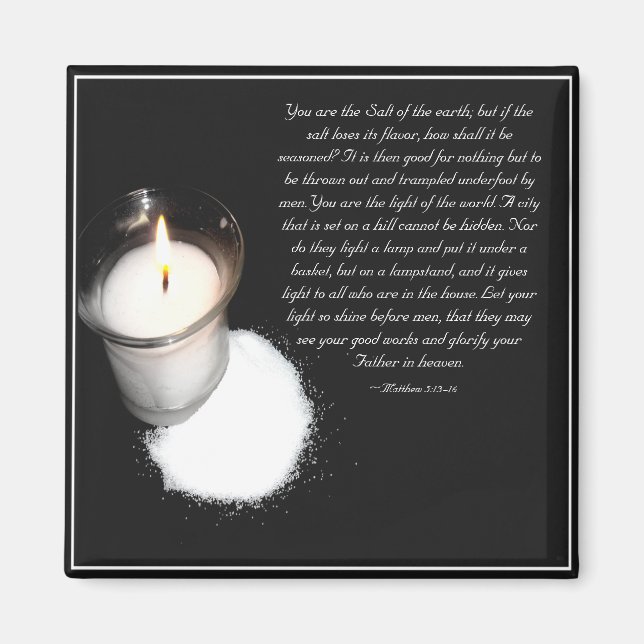 Salt and Light Scripture Magnet (Framsidan)