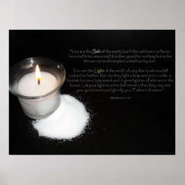 Salt and Light Scripture Poster