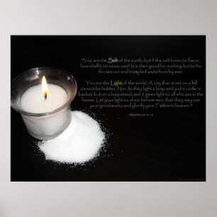 Salt and Light Scripture Poster