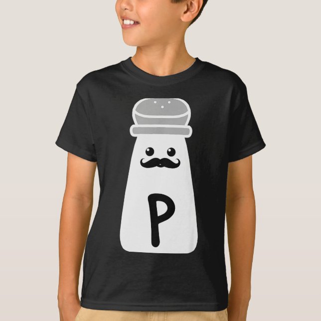 Salt And Pepper Halloween Costumes  T Shirt (Framsida)