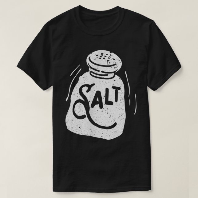 Salt and Pepper'Shaker Matching Halloween Costume T Shirt (Design framsida)