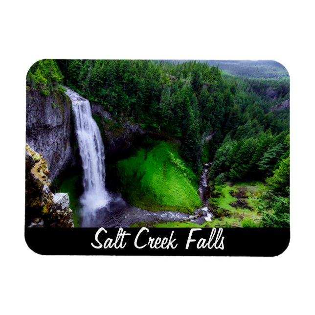 Salt Bäck Falls Oregon Magnet (Horisontell)