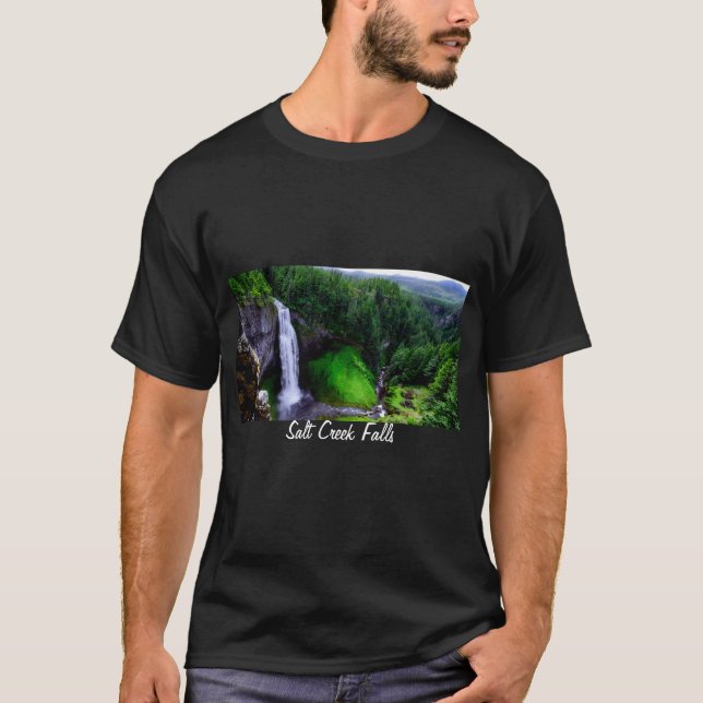 Salt Bäck Falls Oregon T Shirt (Framsida)