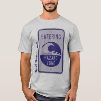 Salt bäck för surfa tee shirt