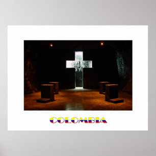 Salt Cathedral Travel Poster