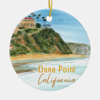 Salt Creek Beach, Dana Point, Kalifornien Julgransprydnad Keramik