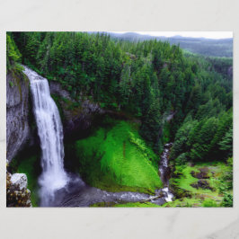 Salt Creek Falls Oregon Scrapbook Papper