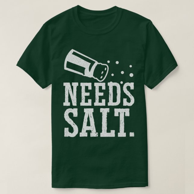 Salt Culinary Gangster Cooking Master Chef C T Shirt (Design framsida)