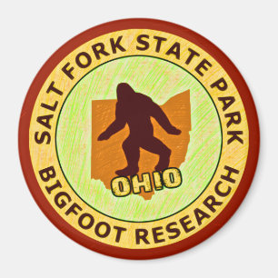 Salt dela sig delstatsparkBigfoot forskning Magnet
