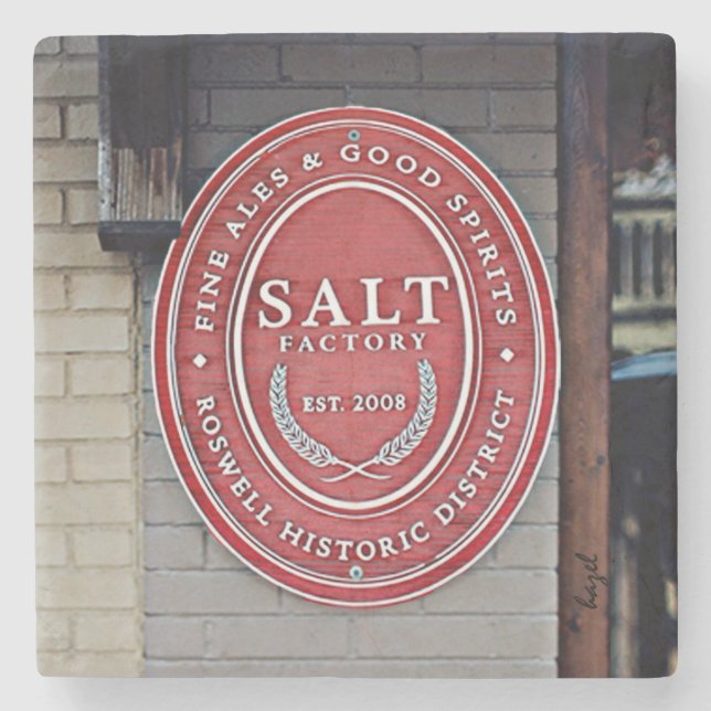 Salt Factory Pub, Historic Roswell, Ga. Underlägg (Framsidan)