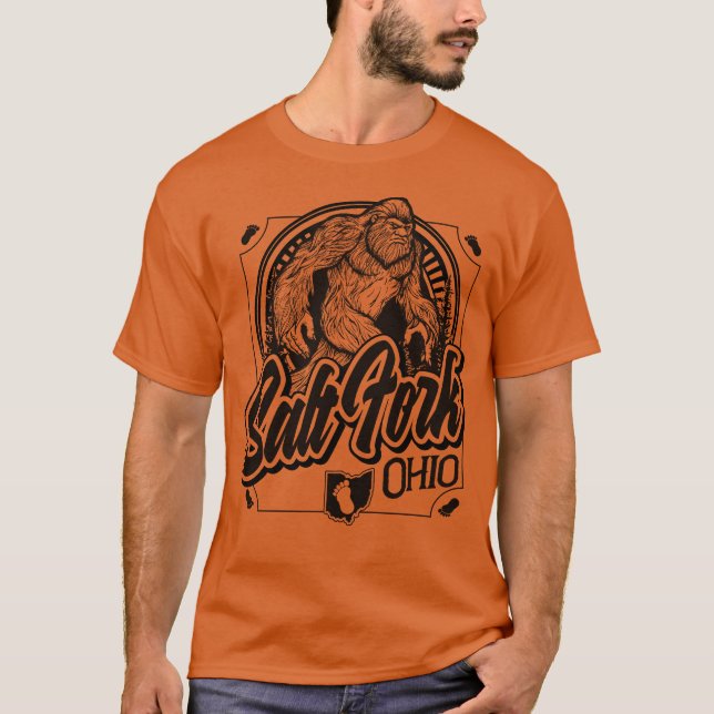 Salt Fork Bigfoot - Texas Orange T Shirt (Framsida)