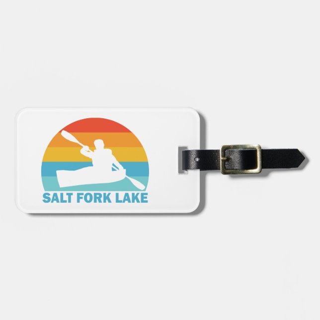 Salt Fork Lake Ohio Kajak Bagagebricka (Horisontell Framsida)