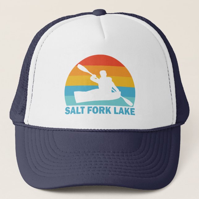 Salt Fork Lake Ohio Kajak Keps (Framsida)