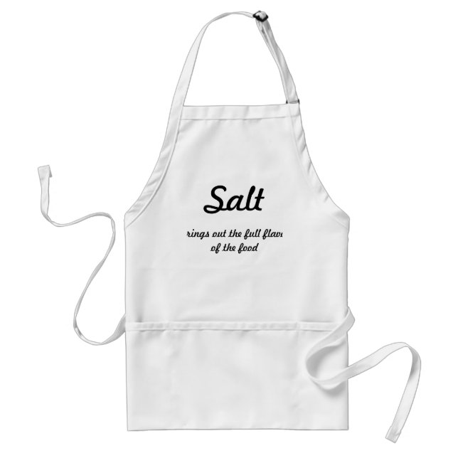 Salt förkläde (Framsidan)