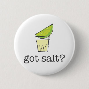 Salt har? Tequila som skjutas med limefrukt Knapp