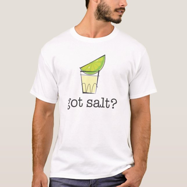 Salt har? Tequila som skjutas med limefrukt Tröja (Framsida)