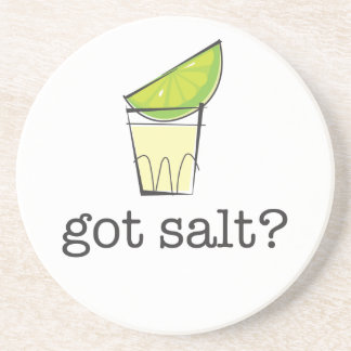 Salt har? Tequila som skjutas med Underlägg Sandsten