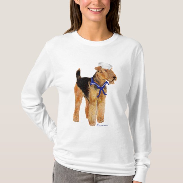 Salt hund sjöman t-shirt (Framsida)