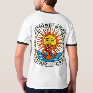 Salt i Blodet Sun & Anchor Nautiskt Äventyr T Shirt