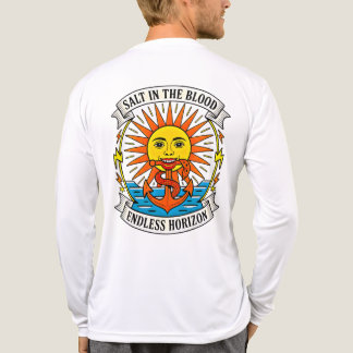Salt i blodet Sun & Anchor Nautiskt Äventyr T Shirt