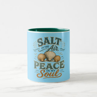 Salt i luften Snigelskal Teal Kaffemugg