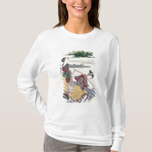 Salt jungfruar på deningen-ura stranden tee shirt
