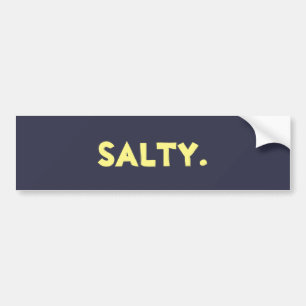 "Salt.", Klistermärke