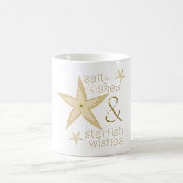 Salt kysssjöstjärnaönskemål kaffemugg