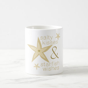 Salt kysssjöstjärnaönskemål kaffemugg
